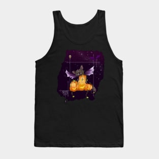 Halloween Cat Fairy Cat All My Pumpkins with Jack o lanterns Tank Top